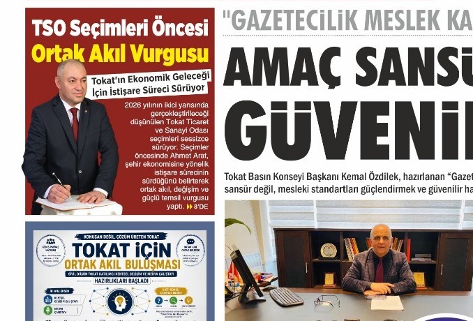 TOKAT TSO SÇİMLERİ ÖNCESİ ORTAK AKIL VURGUSU