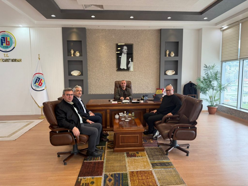 TİCARET BORSASI BAŞKANI LÜTFİ BORA’YA ZİYARET